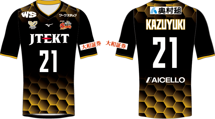 ジェイテクトSTINGS愛知#23トリー・デファルコオーセンティックユニフォーム 7/24(金) 15時～ 2026-27シーズンオーセンティックユニフォーム 受注